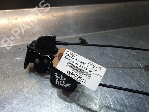 Used Tailgate lock RENAULT MASTER III Van (FV) 2.3 dCi 145 FWD (FV0E, FV0F, FV0H, FV02, FV0M, FV0S,... (146 hp) 23796427