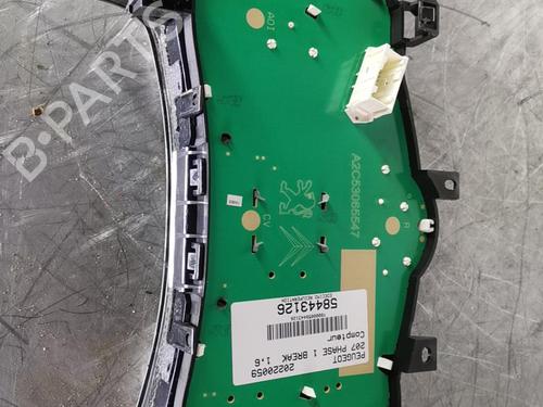 Used Instrument cluster PEUGEOT 207 SW (WK_) 1.6 HDi (92 hp) 20922132