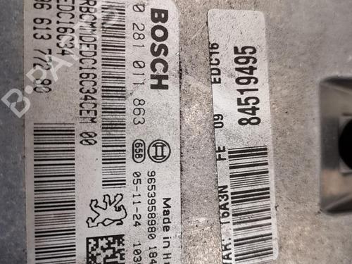 Engine control unit (ECU) PEUGEOT 307 (3A/C) 1.6 HDi | BP20920085M57