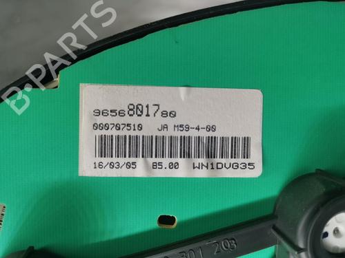 Instrument cluster CITROËN BERLINGO / BERLINGO FIRST MPV (MF_, GJK_, GFK_) 2.0 HDI 90 (MFRHY) | BP20922531C47 