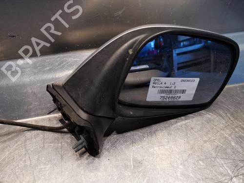 Used Right mirror OPEL AGILA (A) (H00) 1.2 16V (F68) (75 hp) 20918401