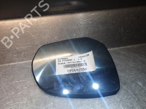 Używane Szkło lusterka prawego CITROËN C4 Picasso I MPV (UD_) 1.6 HDi (109 hp) 25738176