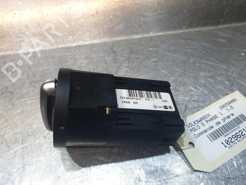 Used Headlight switch Headlight switch VW POLO V (6R1, 6C1) 1.2 (70 hp) 24393236 24393236