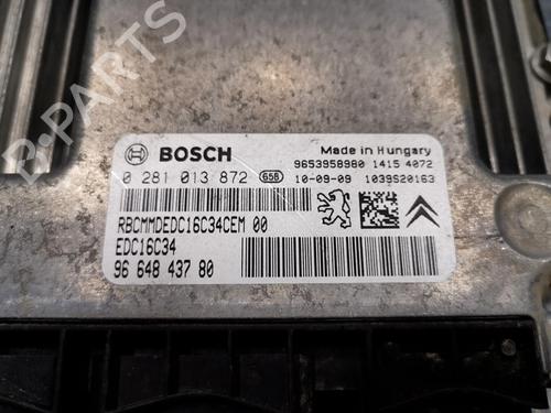 Used Engine control unit (ECU) PEUGEOT PARTNER Box Body/MPV 1.6 HDi 16V (90 hp) 20923739