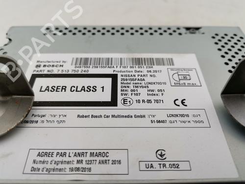 Used Radio Radio NISSAN MICRA V (K14) 0.9 IG-T (90 hp) 32780686 32780686