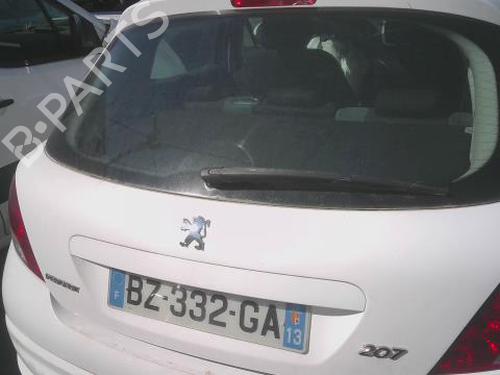 Used Tailgate Tailgate PEUGEOT 207 (WA_, WC_) 1.4 HDi (68 hp) 33742939 33742939