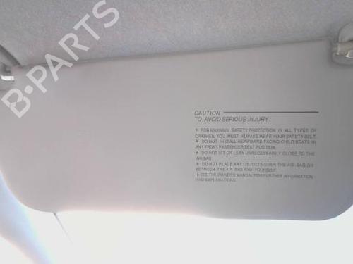 Used Left sun visor Left sun visor HYUNDAI ATOS PRIME (MX) [1999-2026] 33308129 33308129
