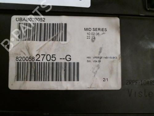 Instrument cluster RENAULT CLIO III (BR0/1, CR0/1) 1.5 dCi (BR0H, CR0H, CR1S, BR1S) | BP20991579C47 