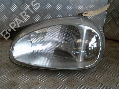 Used Left headlight OPEL CORSA B (S93) 1.4 i (F08, F68, M68) (60 hp) 21000585