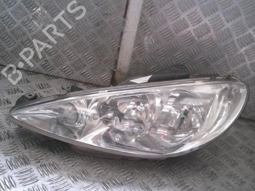Used Left headlight Left headlight PEUGEOT 206 CC (2D) 1.6 16V (2DNFUF, 2DNFUR) (109 hp) 29561289 29561289