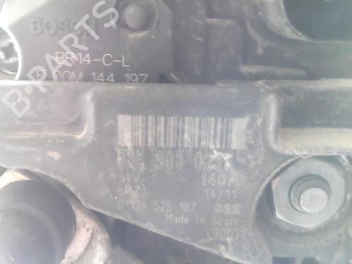 Used Alternator Alternator VW EOS (1F7, 1F8) 2.0 TDI 16V (140 hp) 21517311 21517311