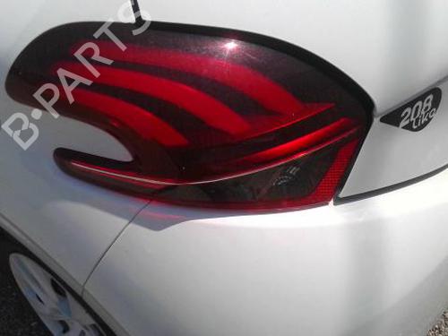 Used Left taillight PEUGEOT 208 I (CA_, CC_) 1.0 VTi (68 hp) 26888380