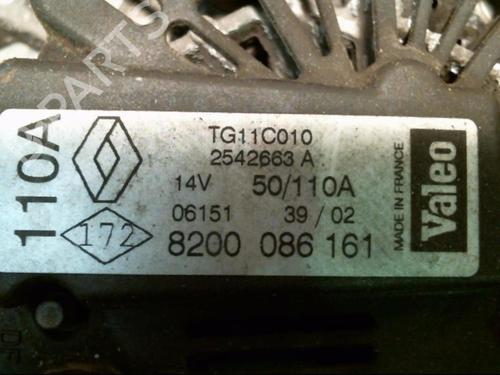 Alternator RENAULT MEGANE II (BM0/1_, CM0/1_) 1.9 dCi (BM0G, CM0G) | BP21001025M7 