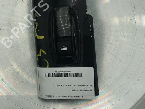 Right front window switch CITROËN C3 III (SX) 1.2 THP 110 (SXHNPS, SXHNZT, SXHNZ6) | BP30642750I26 - Image 2