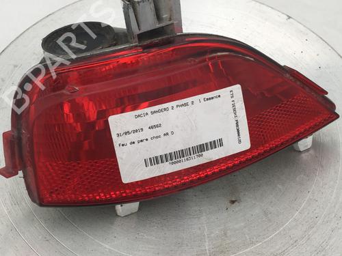 Used Rear bumper right light Rear bumper right light DACIA SANDERO II 1.0 SCe 75 (B8JC, B8JD, B8NC) (73 hp) 31043060 31043060