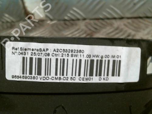 Instrument cluster PEUGEOT 407 SW (6E_, 6D_) 2.0 HDi 135 | BP20988630C47 