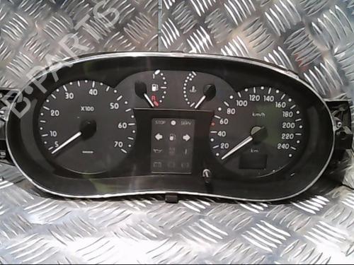 Used Instrument cluster RENAULT CLIO II (BB_, CB_) 1.2 (BB0A, BB0F, BB10, BB1K, BB28, BB2D, BB2H, CB0A,... (58 hp) 20995704