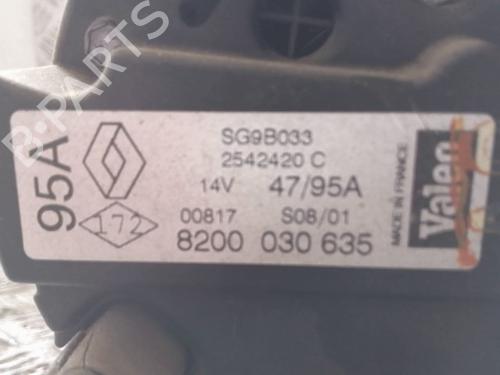 Used Alternator Alternator RENAULT SCÉNIC I MPV (JA0/1_, FA0_) 2.0 16V (JA1D, JA17) (140 hp) 22781535 22781535