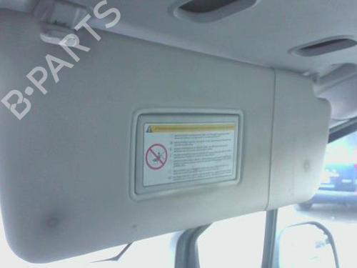 Used Right sun visor PEUGEOT PARTNER Tepee 1.6 HDi 75 (16V) (75 hp) 31308676
