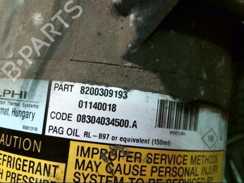 Used AC compressor AC compressor RENAULT SCÉNIC II (JM0/1_) 1.9 dCi (JM0G, JM12, JM1G, JM2C) (120 hp) 21000788 21000788