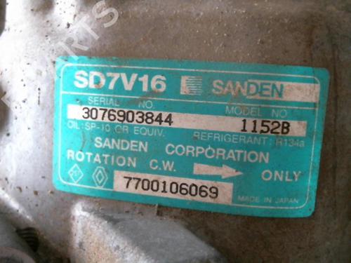 Used AC compressor RENAULT TWINGO I (C06_) 1.2 (C066, C068) (58 hp) 20995897