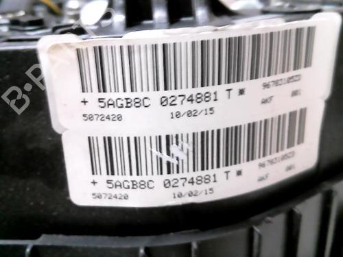 Used Driver airbag Driver airbag PEUGEOT 308 SW II (LC_, LJ_, LR_, LX_, L4_) 1.2 THP 130 (131 hp) 20989845 20989845