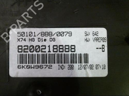 Instrument cluster RENAULT LAGUNA II Grandtour (KG0/1_) 1.9 dCi (KG0G) | BP20992000C47 