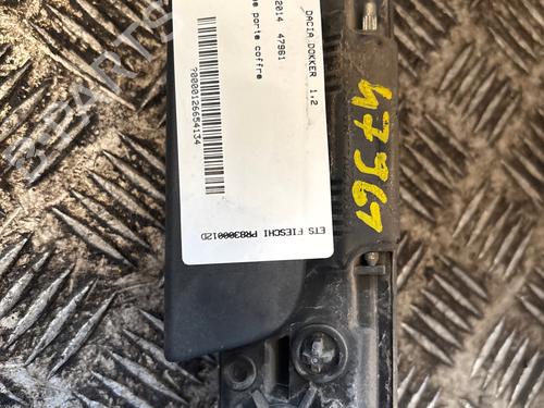 Used Tailgate handle Tailgate handle DACIA DOKKER MPV (KE_) 1.2 TCe (KEM0, KEAY) (115 hp) 36098472 36098472