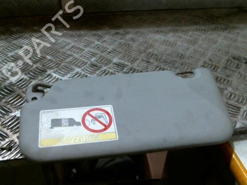 Used Right sun visor Right sun visor FORD FIESTA V (JH_, JD_) 1.3 (69 hp) 20993084 20993084