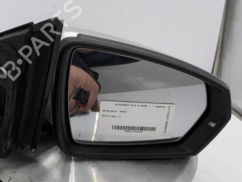 Right mirror VW POLO VI (AW1, BZ1, AE1) 1.0 MPi | BP30507155C27