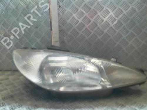 Used Right headlight PEUGEOT 206 Hatchback (2A/C) 1.4 i (75 hp) 20986461