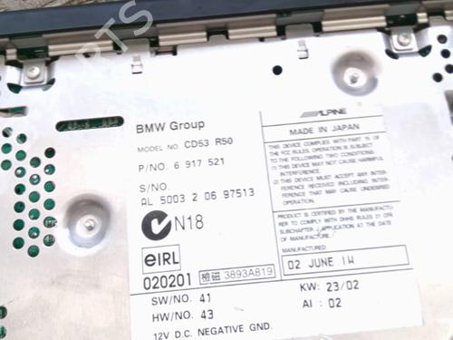 Bilradio MINI MINI (R50, R53) Cooper | BP26904296E6 