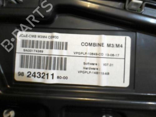Instrument cluster CITROËN C-ELYSEE (DD_) 1.6 BlueHDi 100 | BP20871968C47 