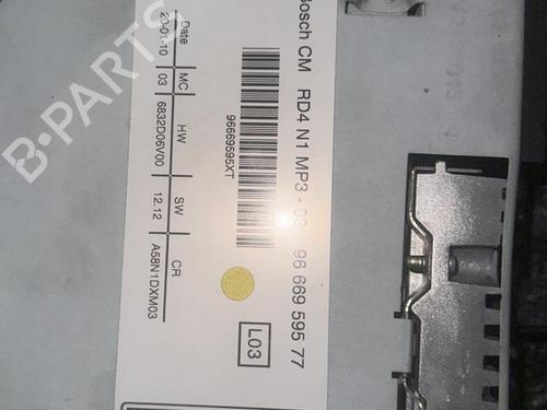 Radio PEUGEOT 3008 I MPV (0U_) 2.0 HDi 150 / BlueHDi 150 | BP20862905E6 