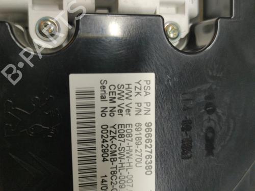 Used Instrument cluster PEUGEOT 3008 I MPV (0U_) 1.6 HDi (109 hp) 20864120