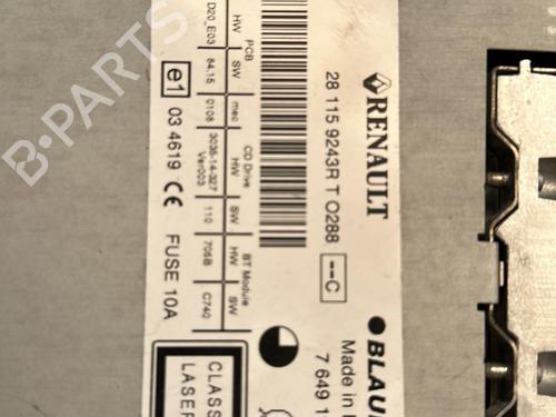 Used Radio Radio RENAULT GRAND SCÉNIC III (JZ0/1_) 1.9 dCi (JZ0J, JZ0N, JZ1K, JZ1S) (131 hp) 25843991 25843991