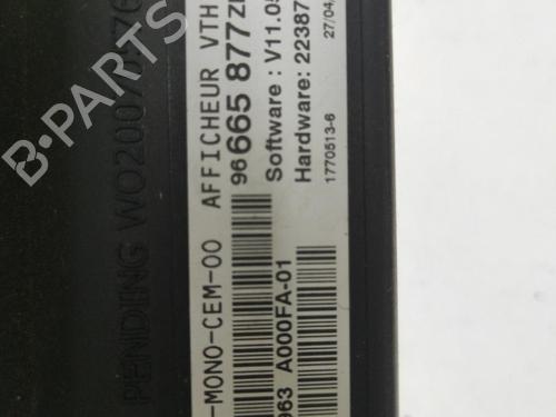 Display monitor PEUGEOT 3008 I MPV (0U_) 1.6 HDi | BP21859641C48 