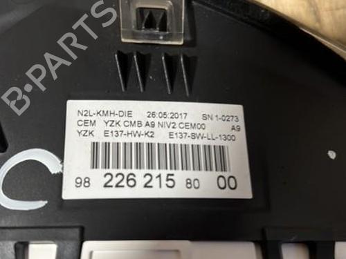 Instrument cluster PEUGEOT 208 I (CA_, CC_) 1.6 HDi / BlueHDi 75 | BP20862623C47 