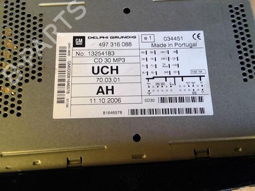 Radio OPEL CORSA D (S07) 1.3 CDTI (L08, L68) | BP20867549E6 