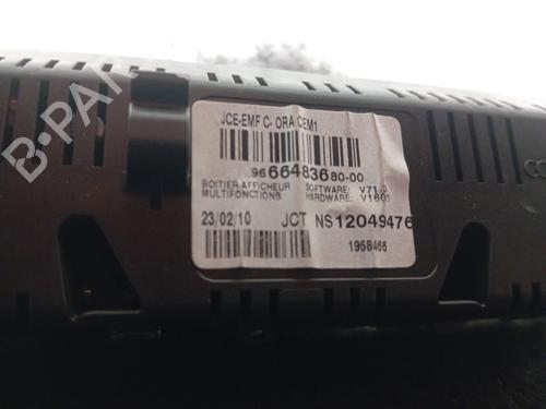Used Display monitor Display monitor PEUGEOT 308 CC (4B_) 2.0 HDi (4BRHRH, 4BRHRJ) (136 hp) 21221764 21221764