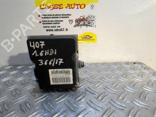 Used ABS pump PEUGEOT 407 (6D_) 1.6 HDi 110 (6D9HZC, 6D9HYC) (109 hp) 20861388