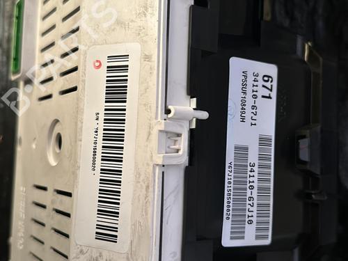 Instrument cluster SUZUKI GRAND VITARA II (JT, TE, TD) 1.9 DDiS All-wheel Drive (JT419, TD44, JB419WD, JB419XD,... | BP20859646C47 