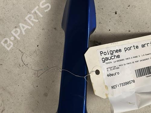 Used Rear left exterior door handle TOYOTA YARIS (_P13_) 1.5 (NSP131_) (112 hp) 21863256