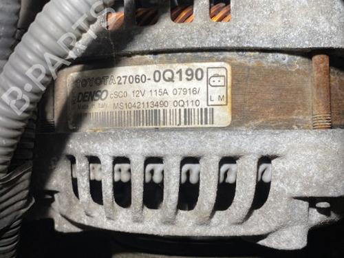Used Alternator Alternator TOYOTA AYGO (_B4_) 1.0 (KGB40) (69 hp) 20861799 20861799