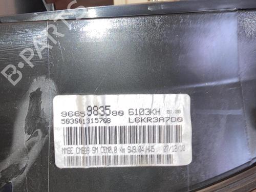 Instrument cluster CITROËN BERLINGO MULTISPACE (B9) 1.6 HDi 90 | BP20863909C47 