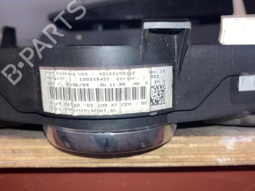 Used Instrument cluster PEUGEOT 207 (WA_, WC_) 1.6 HDi (90 hp) 20871200