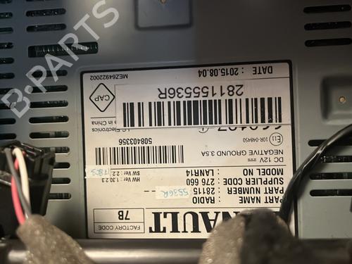 Used Radio Radio RENAULT TALISMAN Grandtour (KP_) 1.6 dCi 160 (160 hp) 26712528 26712528