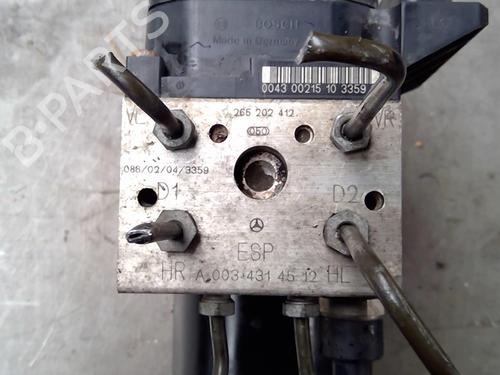 Used ABS pump MERCEDES-BENZ A-CLASS (W168) A 170 CDI (168.008) (90 hp) 21859502