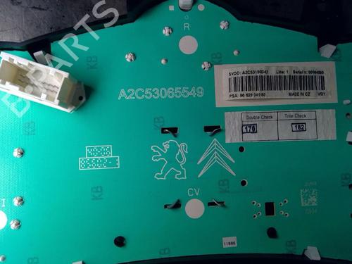 Used Instrument cluster PEUGEOT 207 (WA_, WC_) 1.6 HDi (90 hp) 21858819