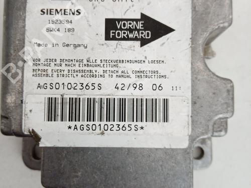 Used ECU airbags ECU airbags OPEL CORSA B (S93) [1993-2009] 21029522 21029522
